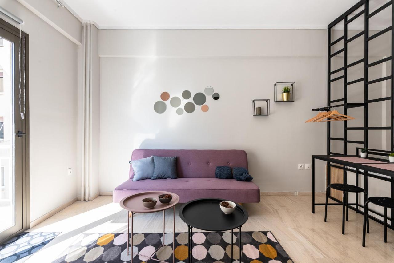 Modern Studio Close To Waterfront Tesalonika Bagian luar foto