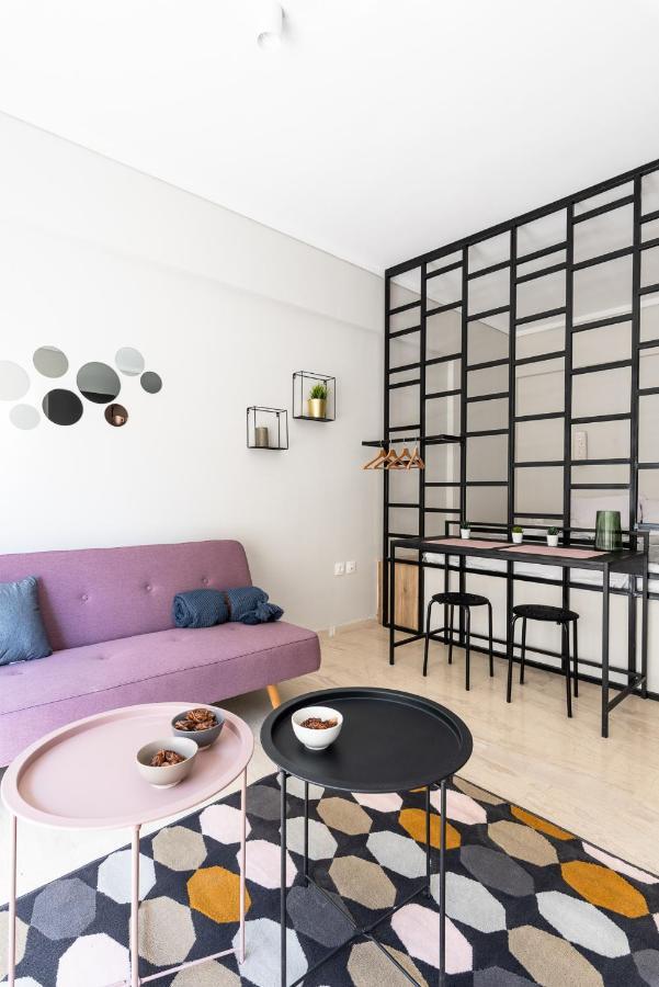 Modern Studio Close To Waterfront Tesalonika Bagian luar foto